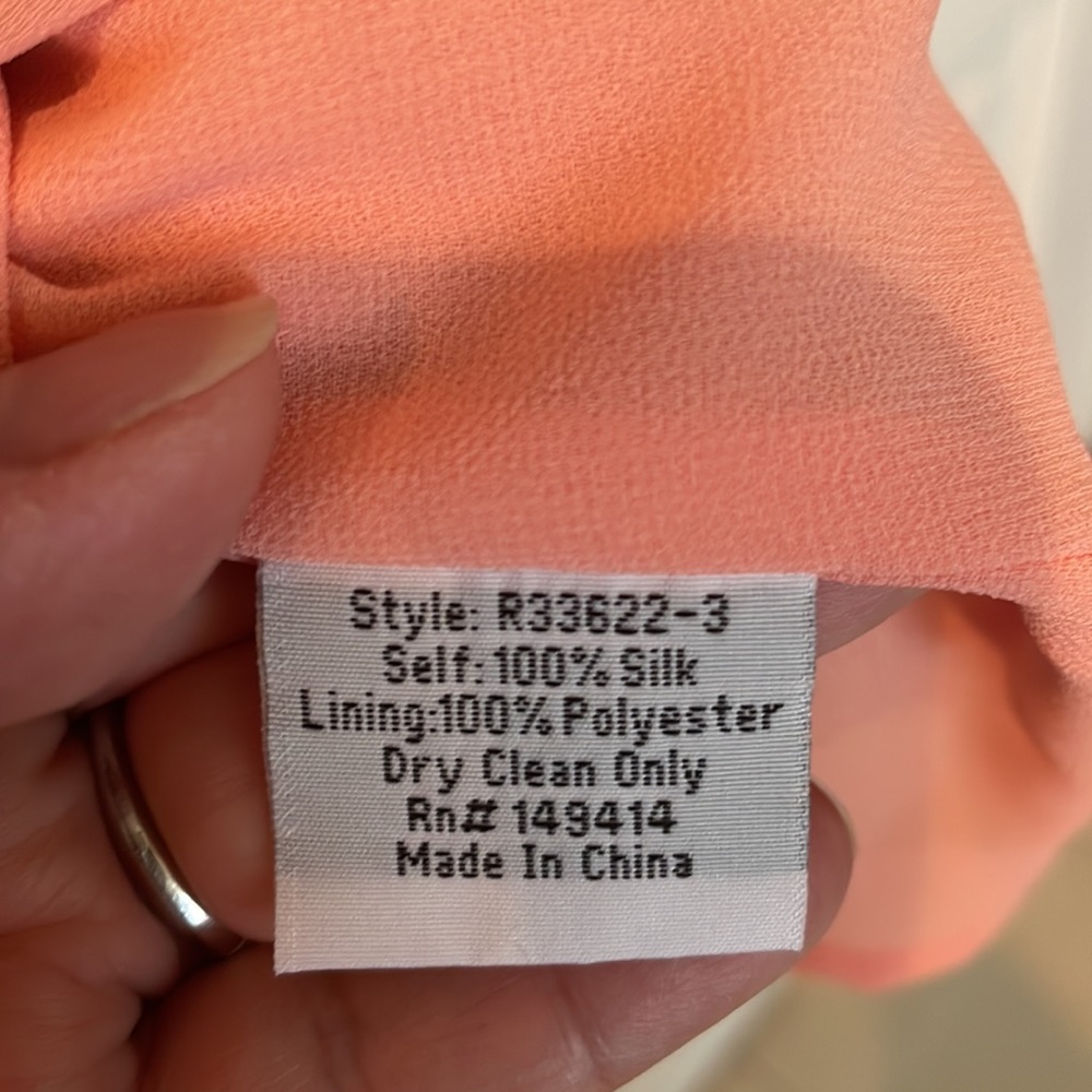 Johnny Was 100% silk women’s dress size XL - Picture 3 of 8